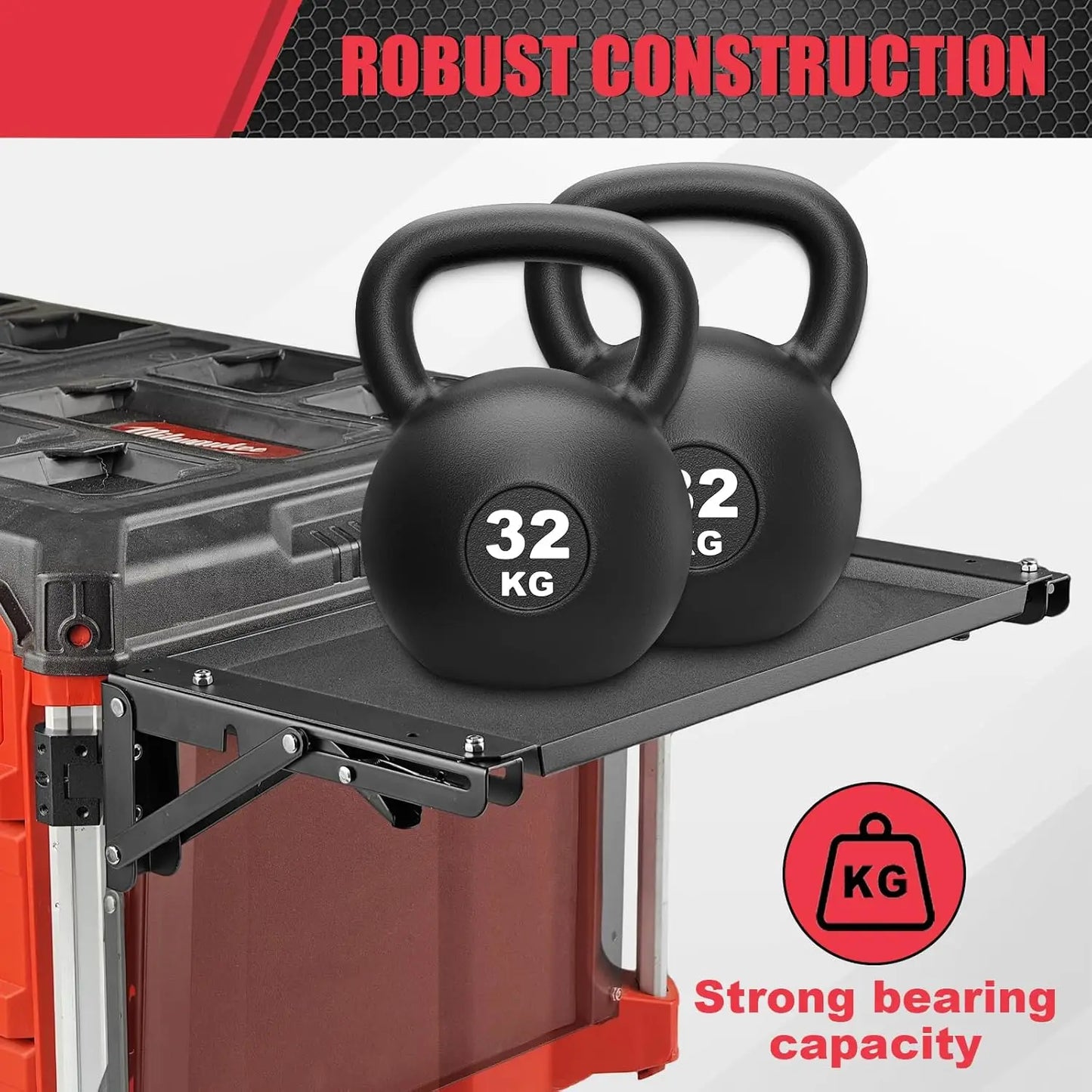 Milwaukee PACKOUT Folding Table with Magnetic Tool Tray