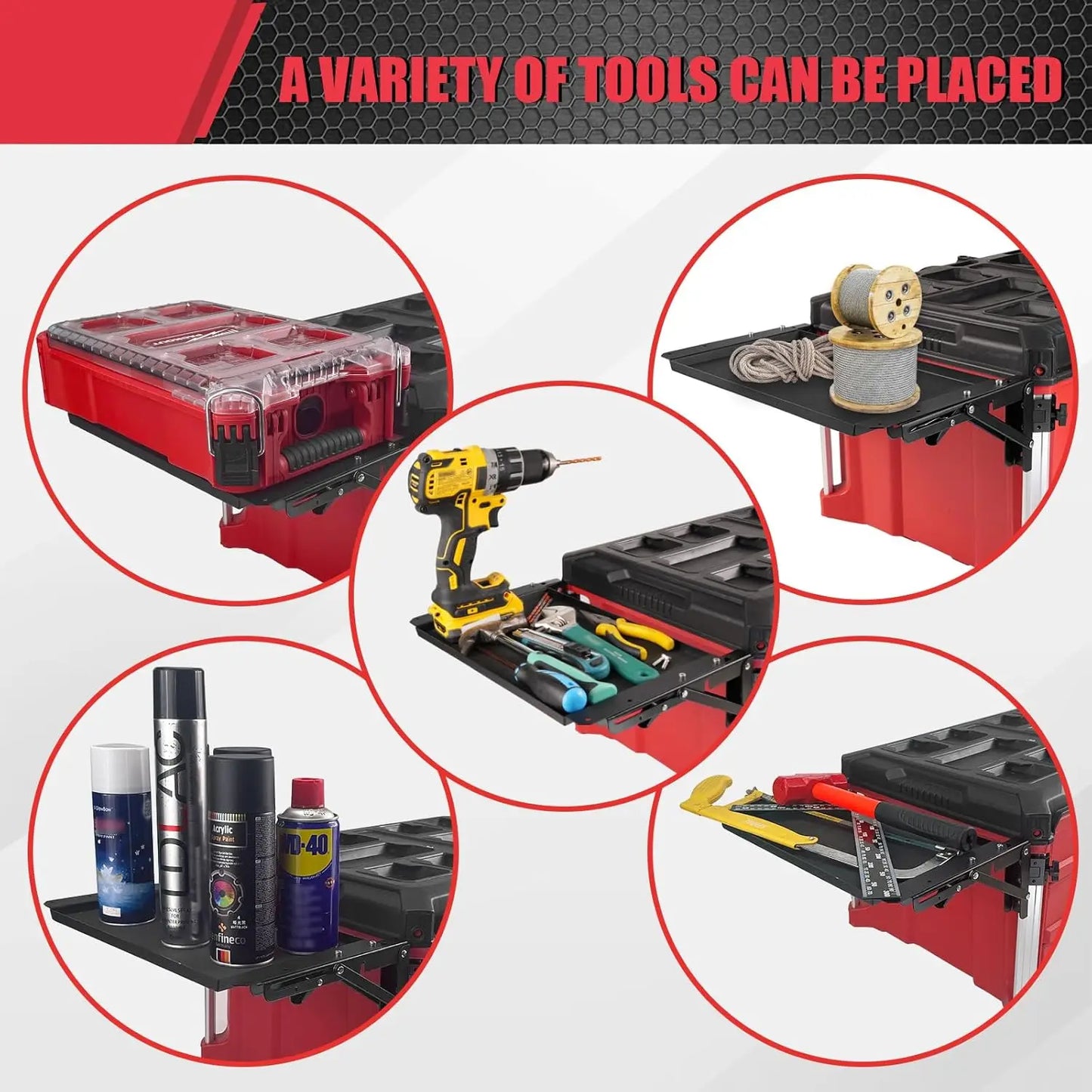 Milwaukee PACKOUT Folding Table with Magnetic Tool Tray