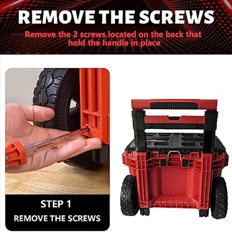 Quick Release Handle Pins Kit for Rolling Toolbox Fit for Milwaukee Packout Accessories 2 Packs